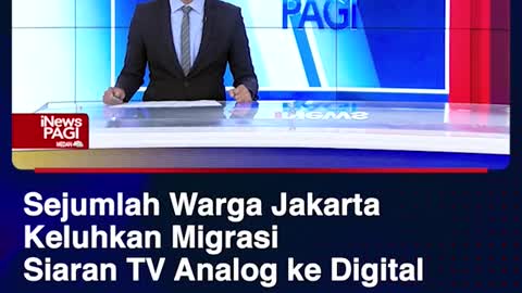 A number of residents in Jakarta have been migrating from Analog TV to Digital