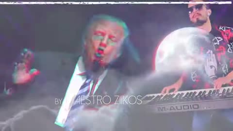 Trump blinded by the lights