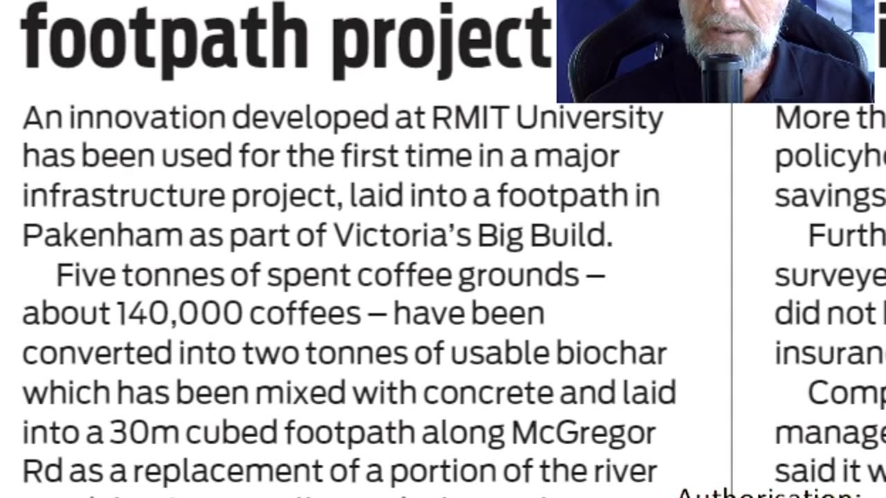 Coffee kickstarts footpath project