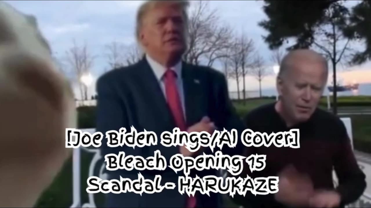 [Joe Biden sings/AI Cover] Bleach Opening 15 SCANDAL - Harukaze