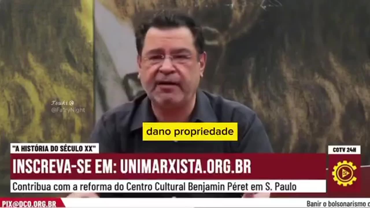 Rui Costa Pimenta do PCO chama 08 de Janeiro de Farsa