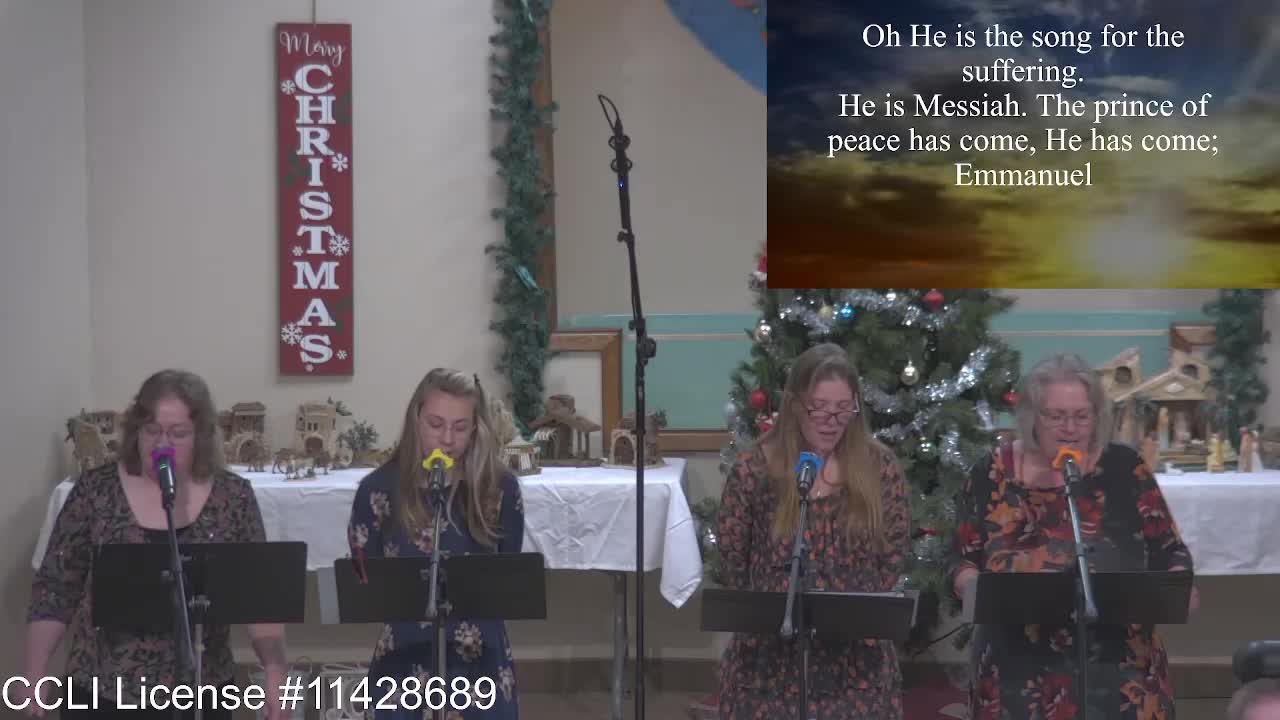 Moose Creek Baptist Church Sing “Light of the World” During Service 11-27-2022