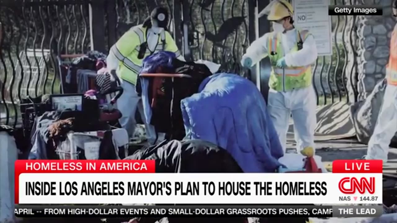 CNN breathlessly reporting an increase in homelessness....they helped create it!!