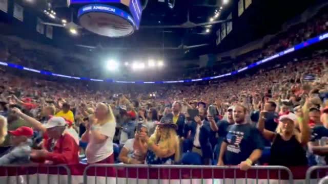 Trump's Crowd in Wilkes-Barre, PA 9-3-22