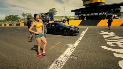 Nissan GTR Vs a Woman | Top Gear Festival Sydney