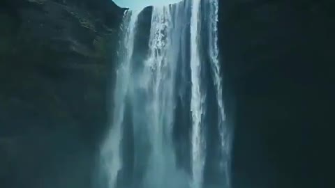 Waterfall in Iceland