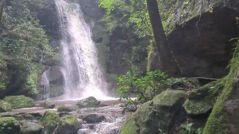 Hidden water falls at sundarijal