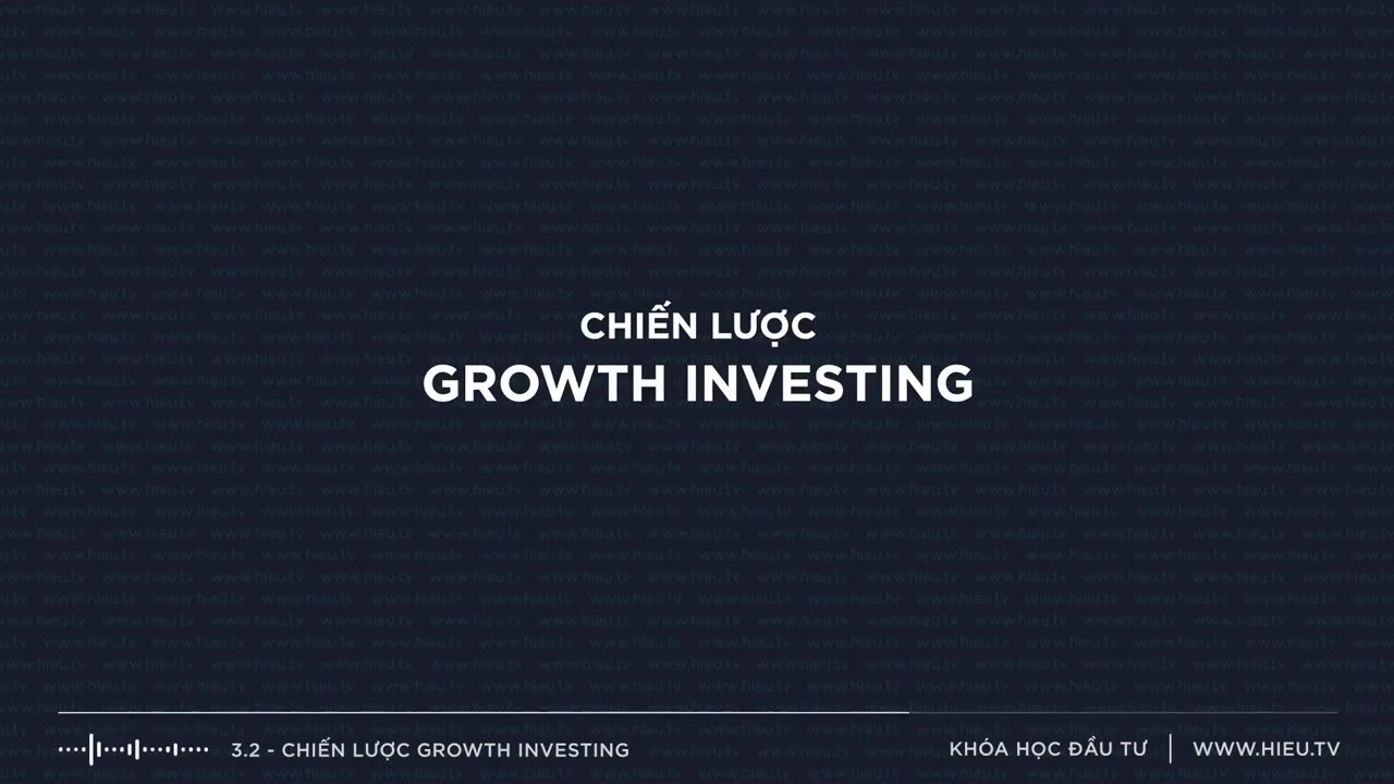 Bài 3.2 Chiến Lược Growth Investing