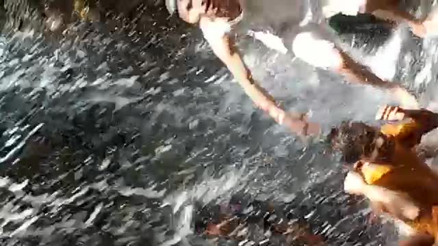 All friends enjoy video