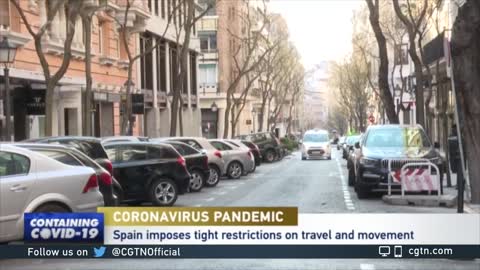 Spain imposes tight restrictions on travel and movement