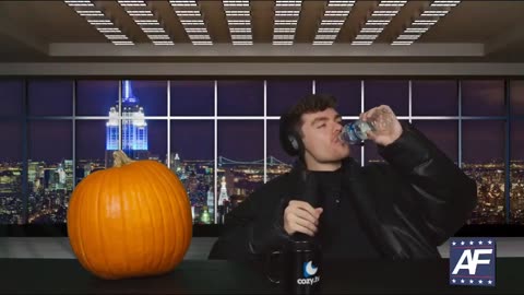 Nick Fuentes Drinks Water