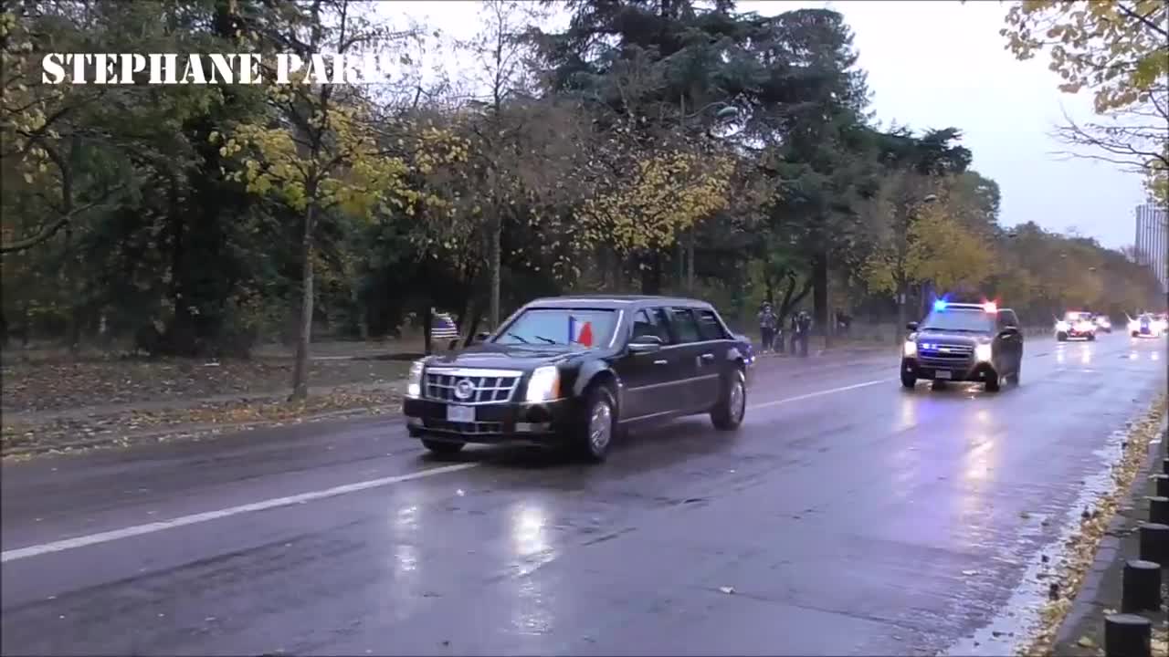 Xi Jinping vs Donald Trump Presidential motorcade comparison