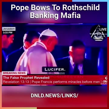 Pope Francis Warns The Vatican Staff An Elegant Demon Lurks Among Them, Bows To Rockefellers & Rothschilds