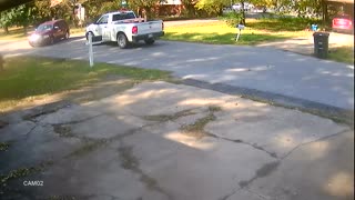 Driver Clips Mailbox and Keeps Going