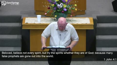 Wednesday Night Teaching - Bro. Jim Parker - July 12, 2023