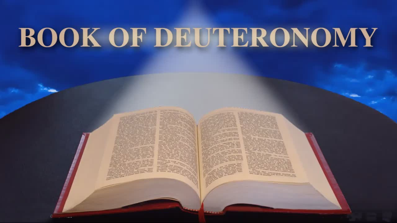 Book of Deuteronomy Chapters 1-34 | English Audio Bible KJV