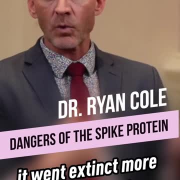 The Vaccine is More Dangerous than the Virus - Dr Ryan Cole (WITH AUDIO)