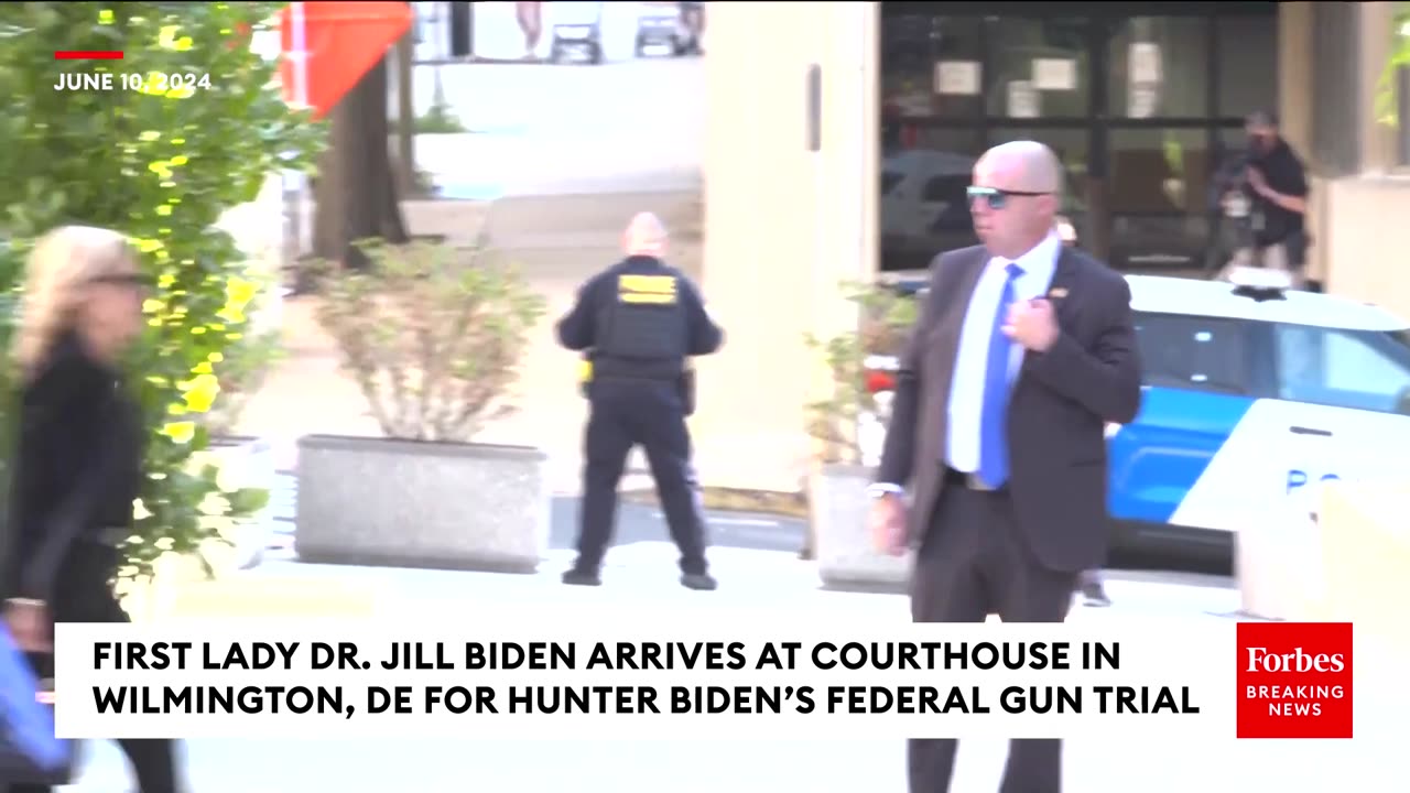 BREAKING NEWS: First Lady Dr. Jill Biden Arrives For Hearing In Hunter Biden’s Federal Gun Trial