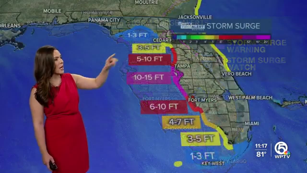 WPTV First Alert Weather forecast, afternoon of Oct. 8, 2024