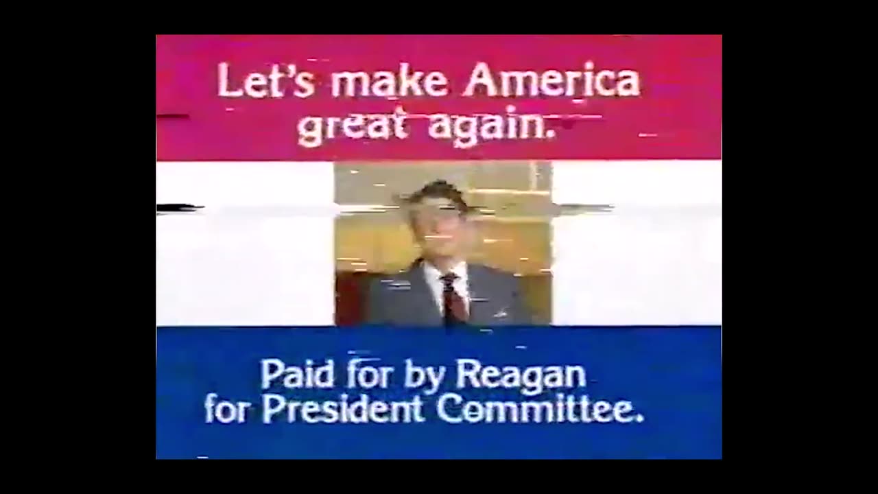 Ronald Reagan - Make America Great Again - 1980 Deja vu.