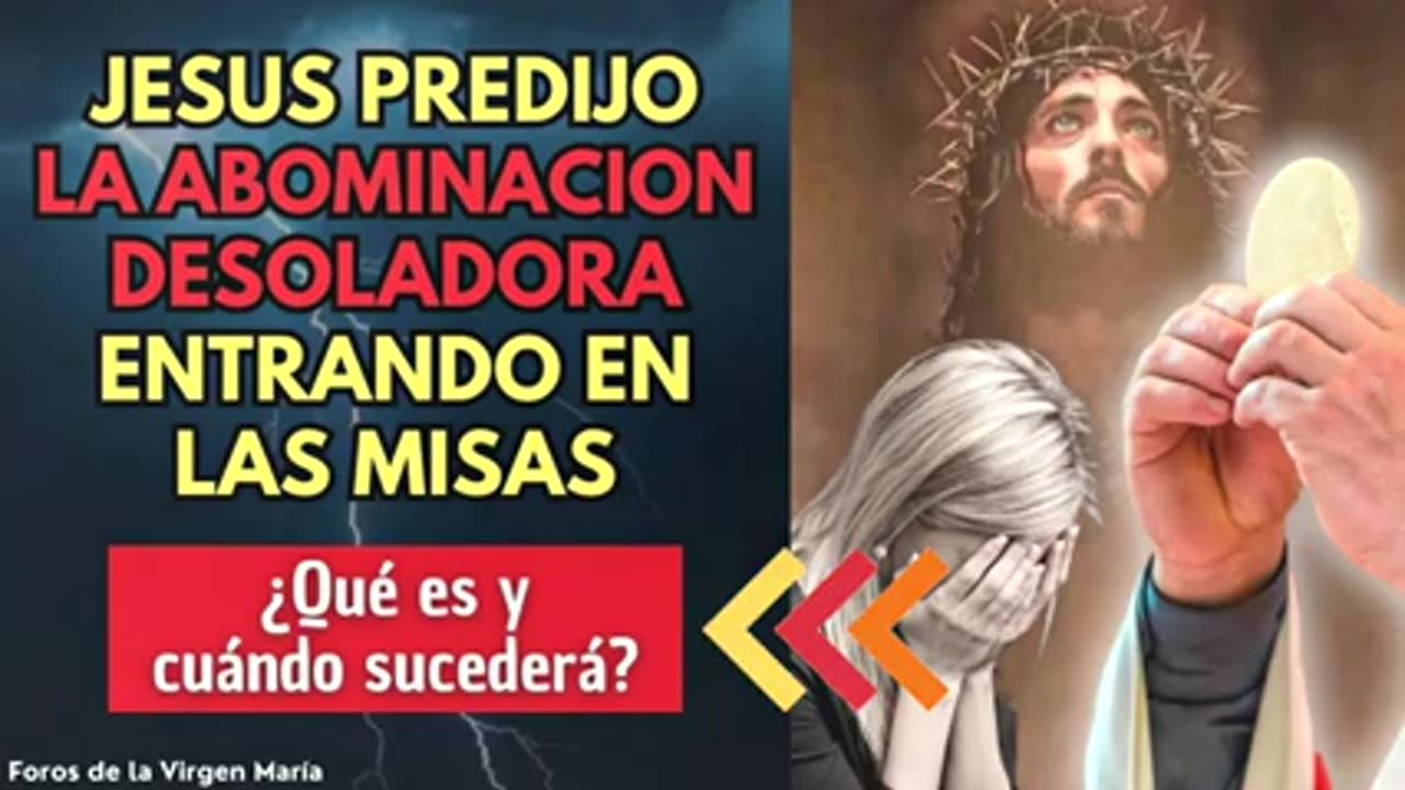 Jesús Predijo que se retiraría de las Misas ¿cómo llegará la Abominación Desoladora a los Templos?