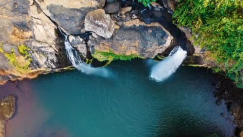 Drone shot Beautiful Skyline