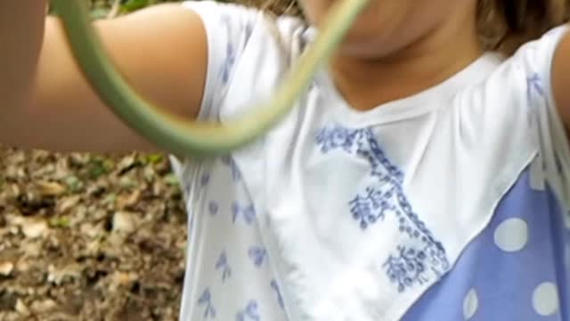 Girl Almost Gets Bitten By A Snake...and guess what happened next