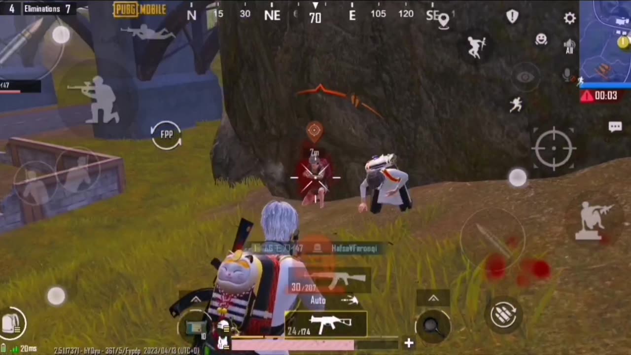 Hunting RP Players in Pubg mobile .