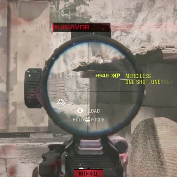 SEQUENCE: [14] SNIPER KILL STREAK - XBOX - CALL OF DUTY MW3
