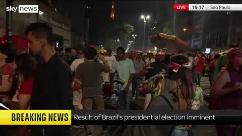 Lula supporters jubilant in Sao Paulo as they smell victory