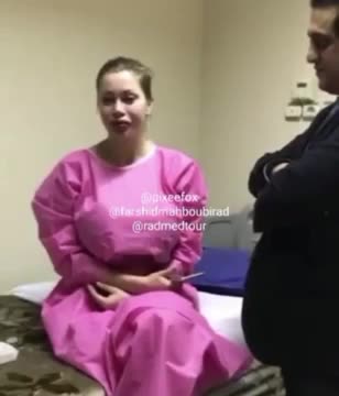 Finnish star who went to Iran for a nose job