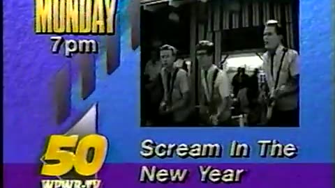 December 1990 - Promo for Chicago TV Station's 'Scream in the New Year'