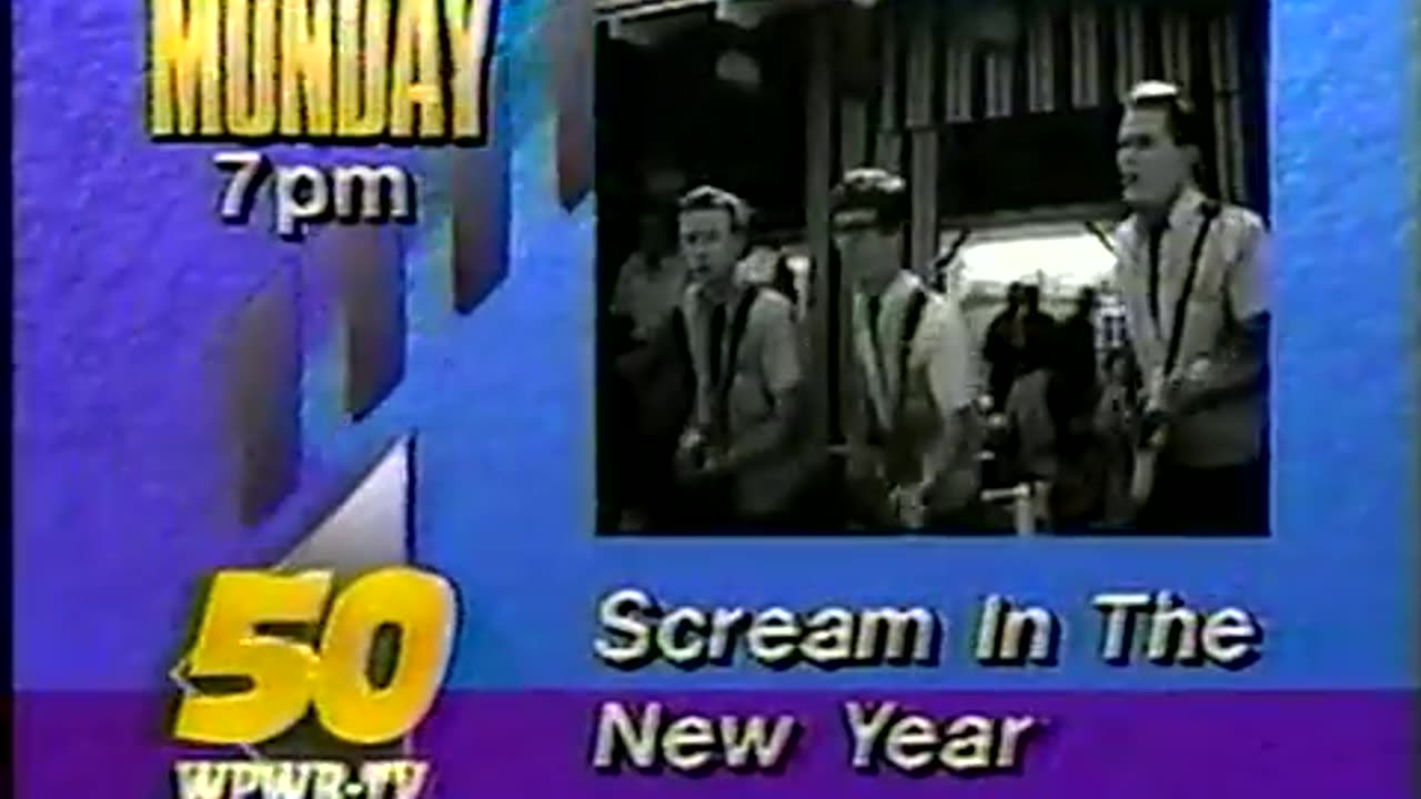 December 1990 - Promo for Chicago TV Station's 'Scream in the New Year'