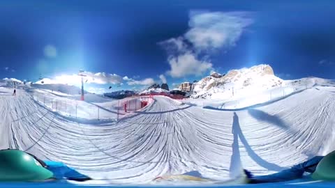 Canazei ski snow fun park 360degree - Belvedere - Val di Fassa - Dolomiti - Italy