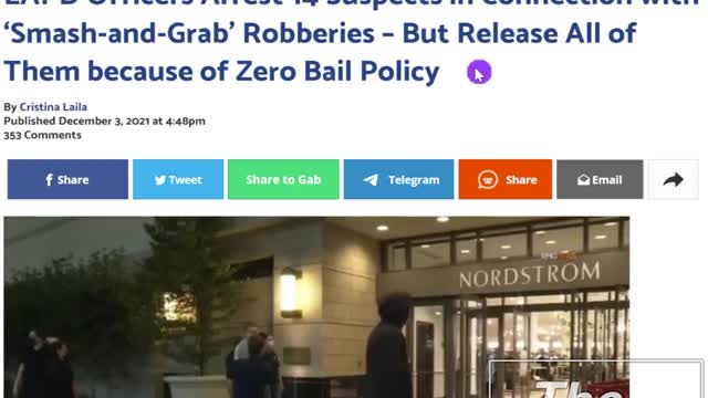 Smash And Grab Robbers Out On Zero Dollar Bail