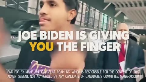 Biden's giving America The Finger!