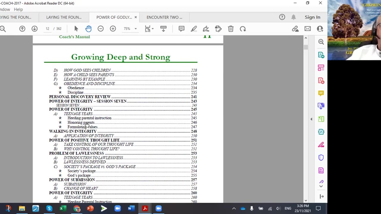 How to use ©Growing Deep and Strong in a developing country