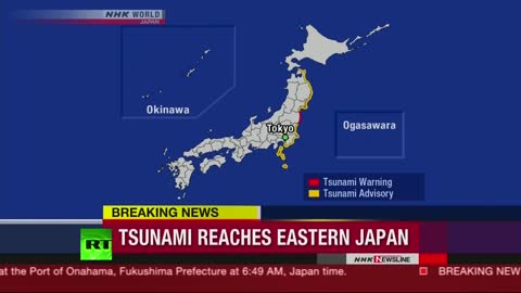 Breaking News Japan Dhilgariir Ba'an Iyo Tsunami Kudhuftay Fukushinma Japan Goordhaweyd