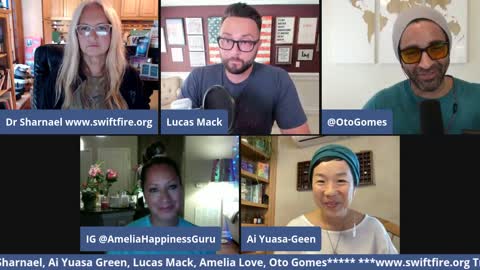 Dr. Sharnael, Lucas Mack, Ai Green, Amelia Love , Oto Gnomes, discussion healing