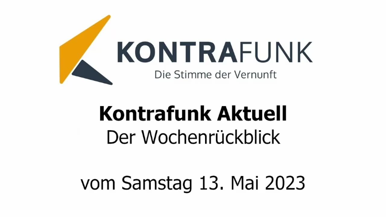 Wochenrückblick vom Samstag 13. Mai 2023