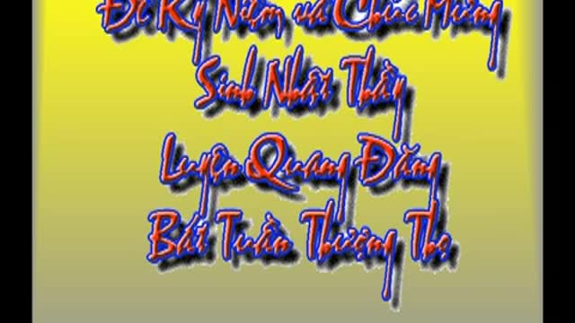 Thầy Đăng Thượng Thọ phần 3