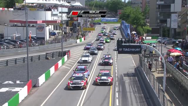 Big crash in the streets # #world touring car cup# circuito internacional de vila real