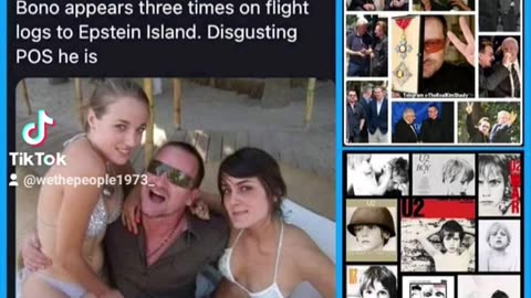 THE NAME PAUL DAVID HEWSON AKA BONO APPEARS 3 TIMES ON FLIGHT LOGS TO EPSTEIN ISLAND