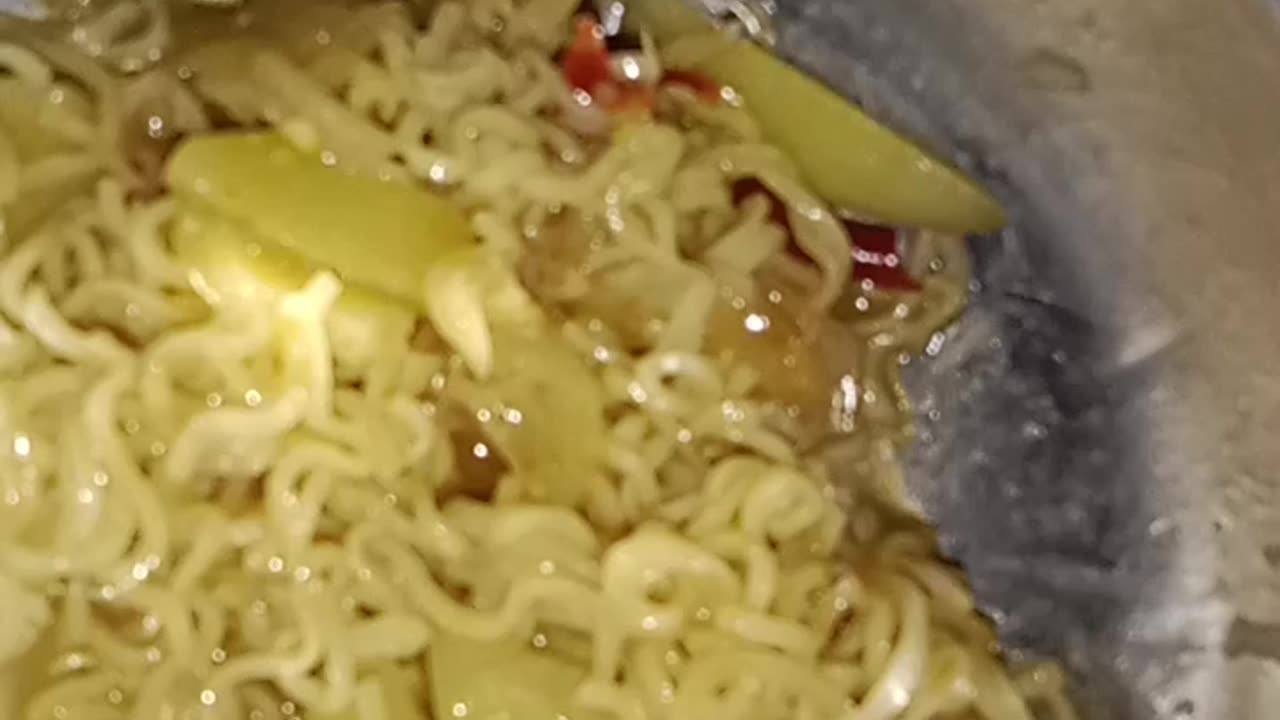 Making and cooking noodles #cooking #noodles #food