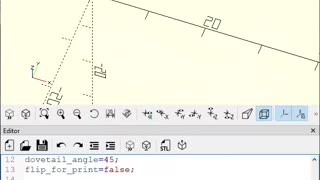 OpenScad: Make Impossible Dovetail