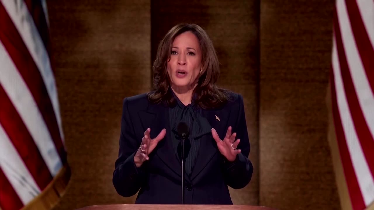 Harris closes the DNC with a call to end the war in Gaza