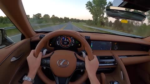 2021 Lexus LC 500 Convertible - POV Driving Impressions