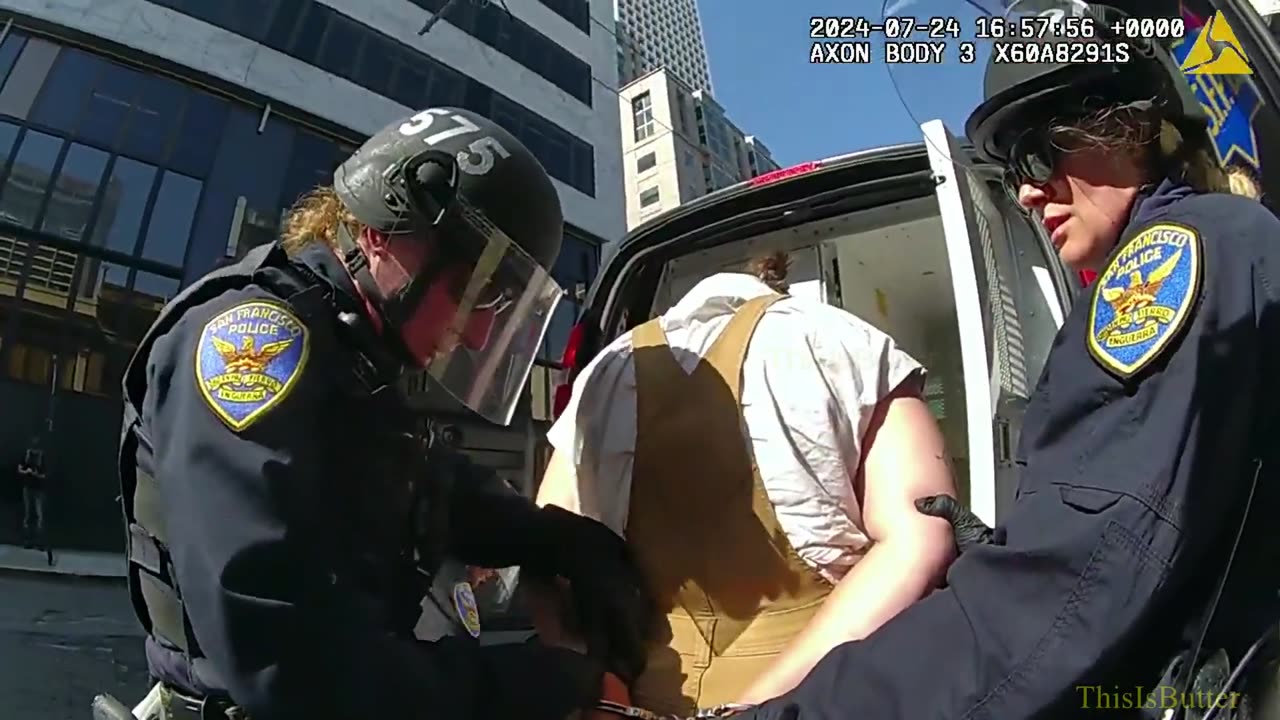 Body-cam footage shows SFPD violently tackle bystander to ground at protest