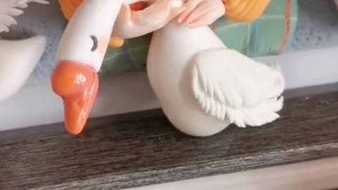 Big goose quack#tiktok #foryou #clay #claytutorial #handmade - 副本