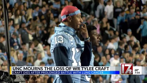 UNC football announced death of wide receiver Tylee Craft after battle with cancer